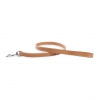Natural leather lead for dogs - double thickness