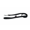 Laisse en nylon noir pour chien - larg 16mm Long 120cm