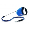 Dog retractable lead - Flexi vario blue cord - S up to 12kg - 5m