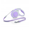 Laisse enrouleur pour chien - Flexi - vario cordon rose