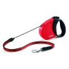 Dog retractable lead - Flexi vario red cord - M up to 20kg - 5m