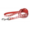 Laisse "Meadow" rouge - 120cm x 1cm