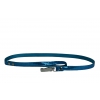 Dog nylon lead - Disco blue turquoise - 1,5 x 100 cm