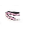 Laisse pour chien -  Camouflage rose - L - larg 40mm Long 50cm