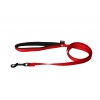 Dog nylon lead - red - Martin Sellier - 1,6 x 120 cm comfort handle