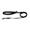 Dog nylon lead - black - Martin Sellier - 2,5 x 120 cm comfort handle