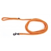 Laisse pour chien - nylon rond orange - 3 m