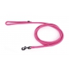Laisse pour chien - nylon rond rose - 3 m