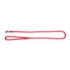 Dog lead - rounded nylon - red - 1 m