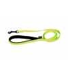 Dog nylon lead - green - 2,5 x 120 cm comfort handle