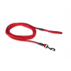 Longe en nylon rond rouge pour chien