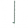Set of 10 green plastic stakes - Length 108cm - 10 thread passes or ribbon