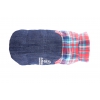 Manteau réversible pour chien - Casual Denim Checks - M - 31cm