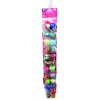 Clip strip display stand with 12 bags of toys - cat ball toys