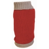 Pull bicolore rouge et gris - 45 cm
