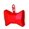 Picks up dirt - bag dispenser - Bow red - small bow