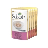 Schésir 6x85g Chicken Ham Sachets Jelly Cat 