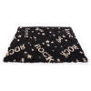 PetBed Thick Carpet - to keep dogs and cats dry - Rock Beige/Black patterns - cut out - Length 75cm - width 50cm