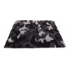 Tapis épais PetBed - pour garder les chiens et chats au sec - Motifs camouflage gris - découpé - Longueur 75cm - largeur 50cm