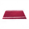 Tapis épais PetBed - pour garder les chiens et chats au sec - Motifs Rouge Lignes- rouleau de 10 mètres sur 75cm