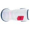 Dog Tee Shirt - For sail - White-Blue - Alter Ego - Size L - back length 27cm - chest minimum 42cm