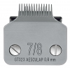 Clipper blade - Aesculap Snap on - Clip system - GT323 - Nr 7/8 - 0.8mm
