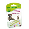 Tire tique TOM Twister pour chiens et chats - 24 blisters de 2 crochets
