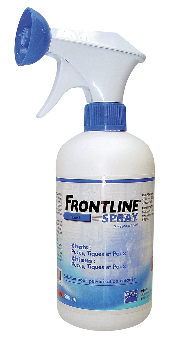 Frontline Spray Anti-puces, anti-tiques et anti-poux pour chiens