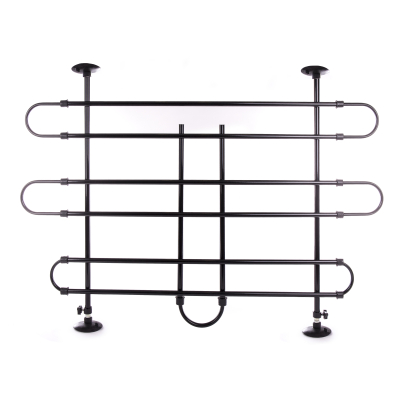 Grille de séparation universelle pour voiture - noir