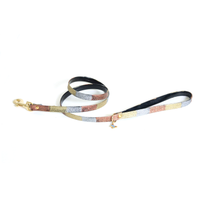 Nylon multi-position lead - Sequin - 1.20m - 1cm - multicoloured