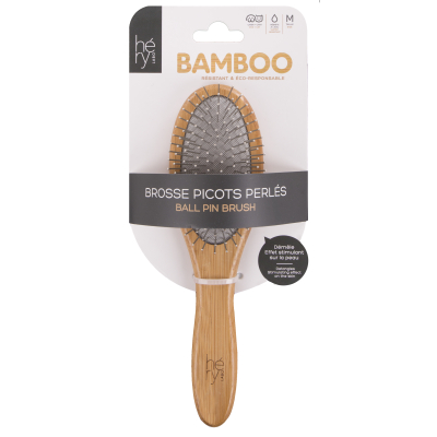 Perforated Pin Brush - Bamboo