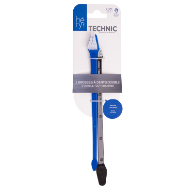Brosse à dents double - Héry Technic - Lot de 2