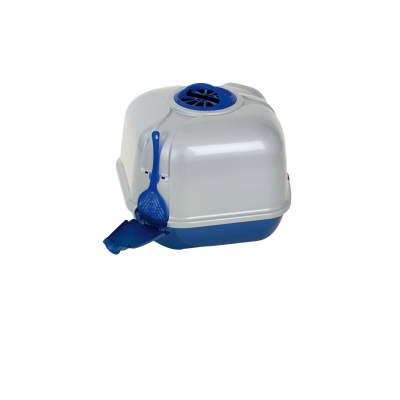 Maison de toilette pour angle - Blanc
