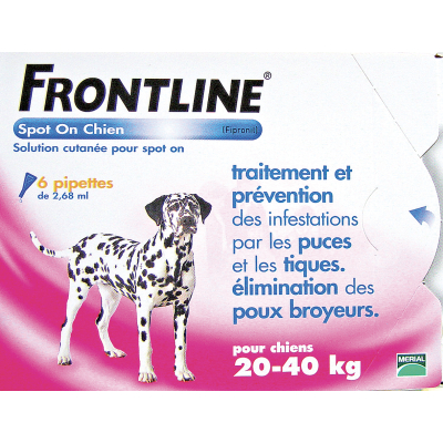 Spots 20-40kg - Frontline - 6 pipettes