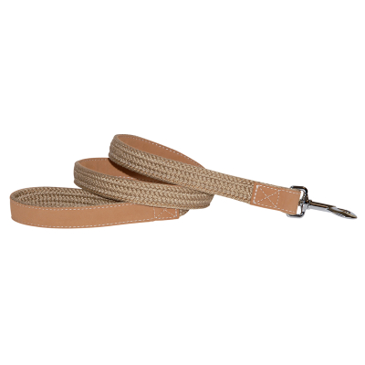 Laisse en cuir - Cavaillon - 1m20 - 2.5cm - camel