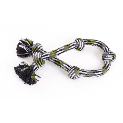 Corde 5 nœuds - Camouflage - 100cm - multicolore
