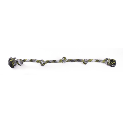 Corde 5 nœuds - Camouflage - 100cm - multicolore