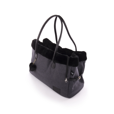Harnais nylon noir -  x 25 à 35 cm