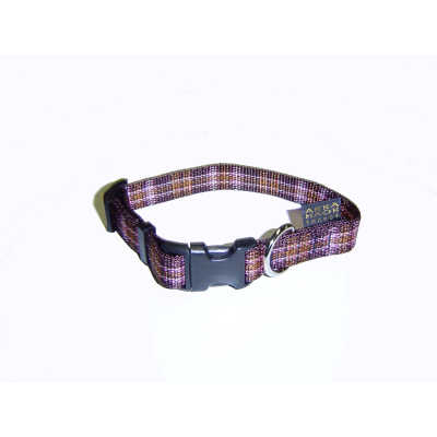 Collier en nylon - Chili - 32/52cm - 2cm - violet