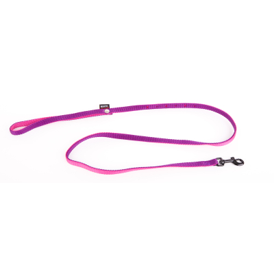 Laisse en nylon - Croix - 1.20m - Violet