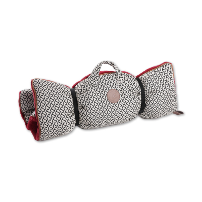 Harnais baudrier pour chien en nylon rose