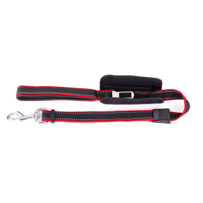 Laisse adaptable sur ceinture de sécurité - 70/100cm - noir