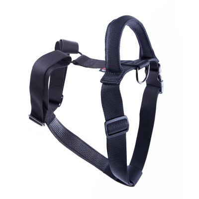 Harnais en nylon avec poignée - Intervention - 40/90cm - 1.1cm - noir