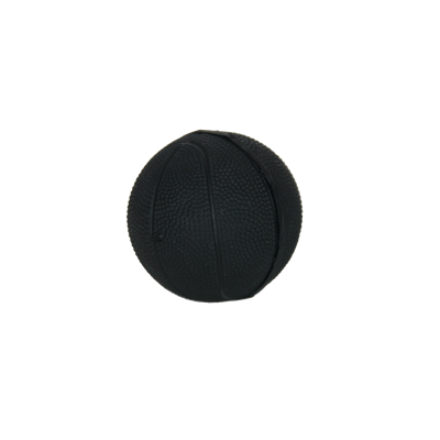 Durable rubber ball - Rubb'n'Black - L - 7cm - black
