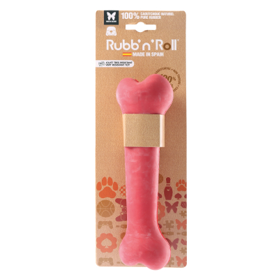 Rubber resistant bones - Rubb'n'Red - XL - 22cm - red