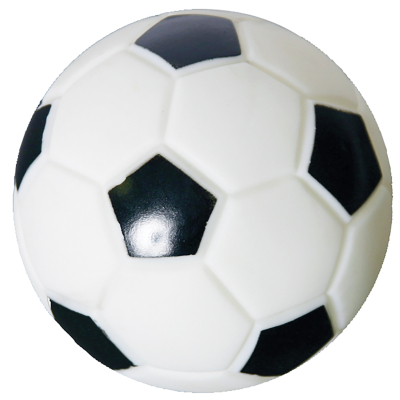 Vinyl football - 8cm - white