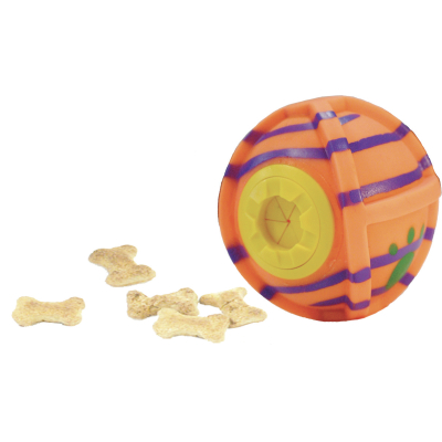 Balle friandise en vinyle - 14cm - orange