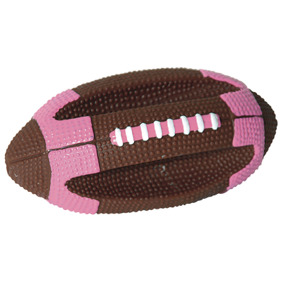 Balle de rugby en vinyle avec corde - Sport - 19cm - marron