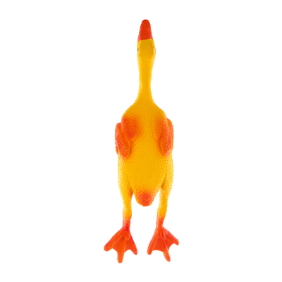 Latex duck - 38cm - yellow