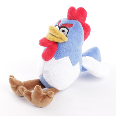 Tricolour plush rooster - Les Frenchies - multicoloured